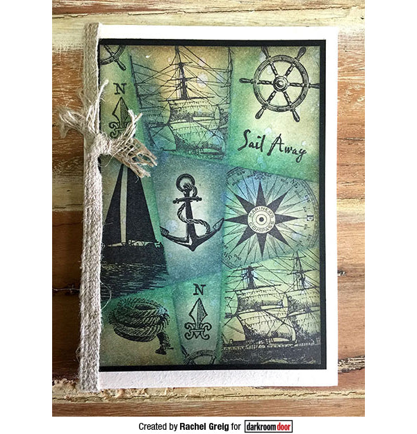 Rubber Stamp - Darkroom Door - Sail Away