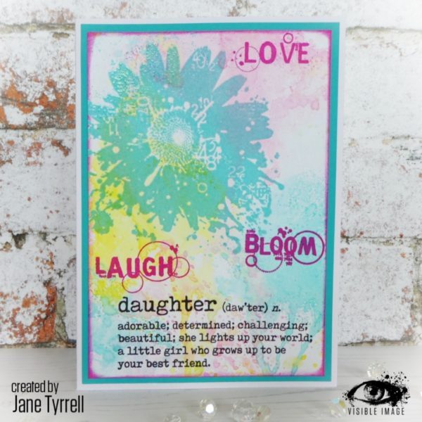 Visible Image clear stamps - Daughter Definition