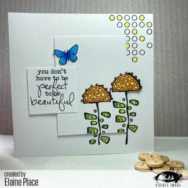 Visible Image clear stamps - Look Forward With Hope