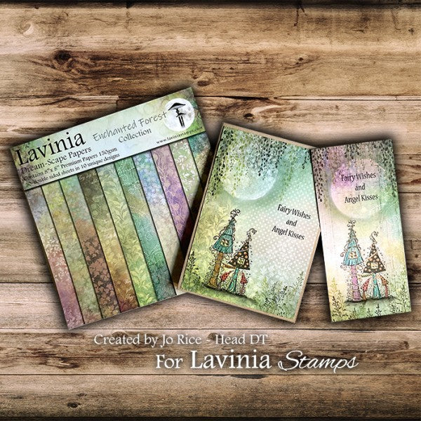 Lavinia Dream Scape Papers  8''x8'' Enchanted Forest Collection