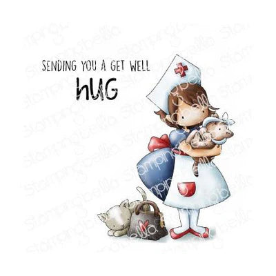 Stamping Bella -  Cling Stamps - Tiny Townie Nurse