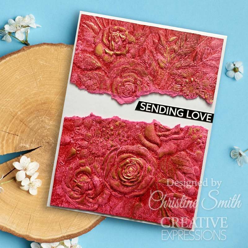 Creative Expressions - Paper Cuts 3D Embossing Folders - Rose Garden