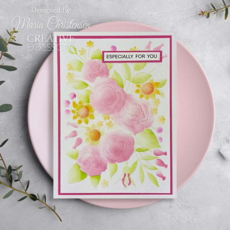 Creative Expressions - Paper Cuts 3D Embossing Folders - Rose Garden