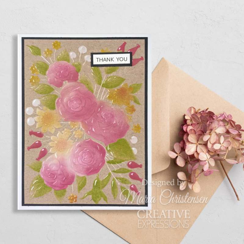 Creative Expressions - Paper Cuts 3D Embossing Folders - Rose Garden