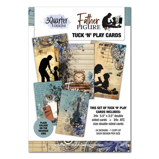 3 Quarter Designs - Father Figure Tuck 'n' Play Cards