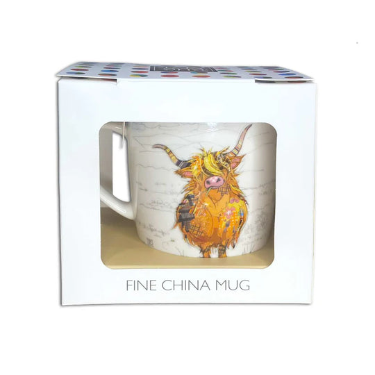 Highland Haymish Bug art mug