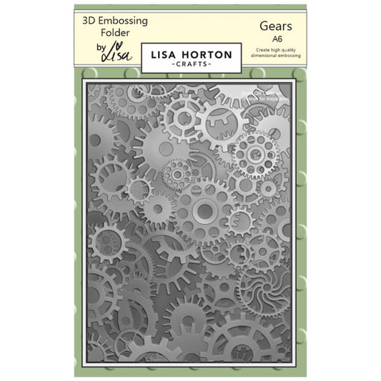 Lisa Hortons - Gears Embossing Folder