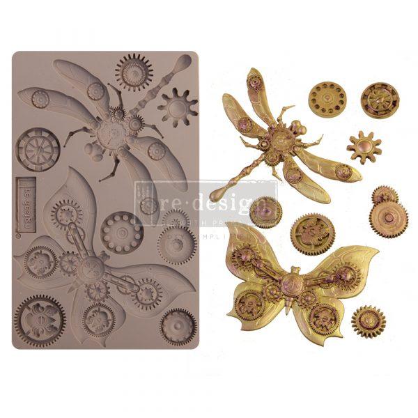 Prima Marketing Re-Design Mould 5"X8"X8mm Mechanical Insecta