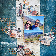 Mintay Papers - Traveller 12 x 12 Scrapbooking Paper