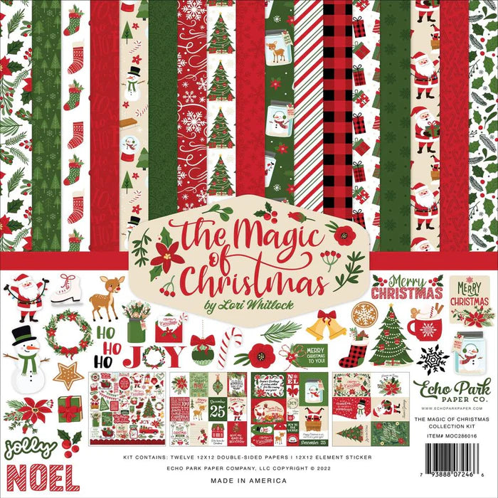 Echo Park Paper Company - The Magic Of Christmas 12x12 Paper Collection