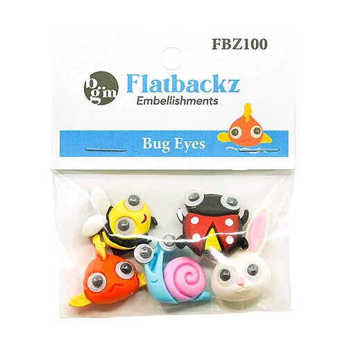 Flatbackz Embellishments - Bug Eyes