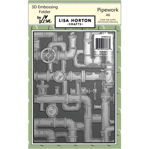 Lisa Hortons - Pipework Embossing Folder