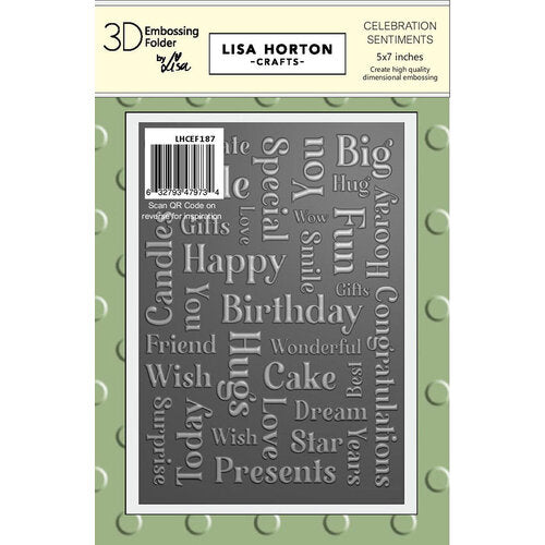 Lisa Hortons -Celebration Sentiments 5x7