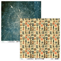 Mintay Papers - Traveller 12 x 12 Scrapbooking Paper