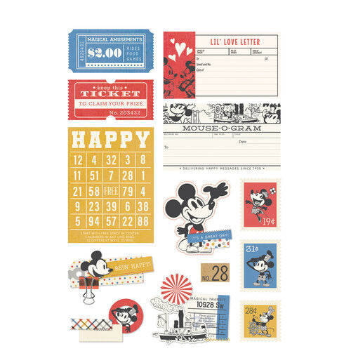 Simple Stories - Say Cheese Classic Mouse Sticker Book