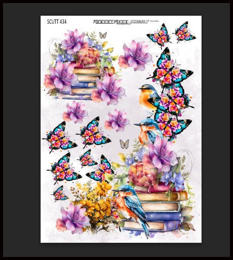 Memory Maze A4 Cuttables - Floral Books 434