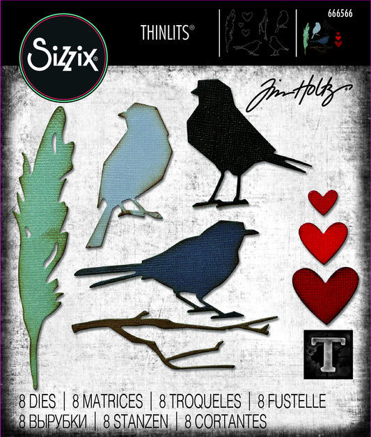 Sizzix - Thinlits - Vault Lovebirds