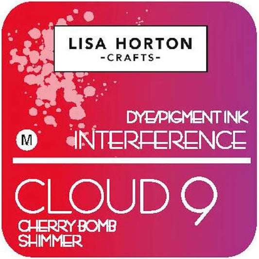 Lisa Horton Crafts- Interference Dye/Pigment Ink - Cherry Bomb Shimmer