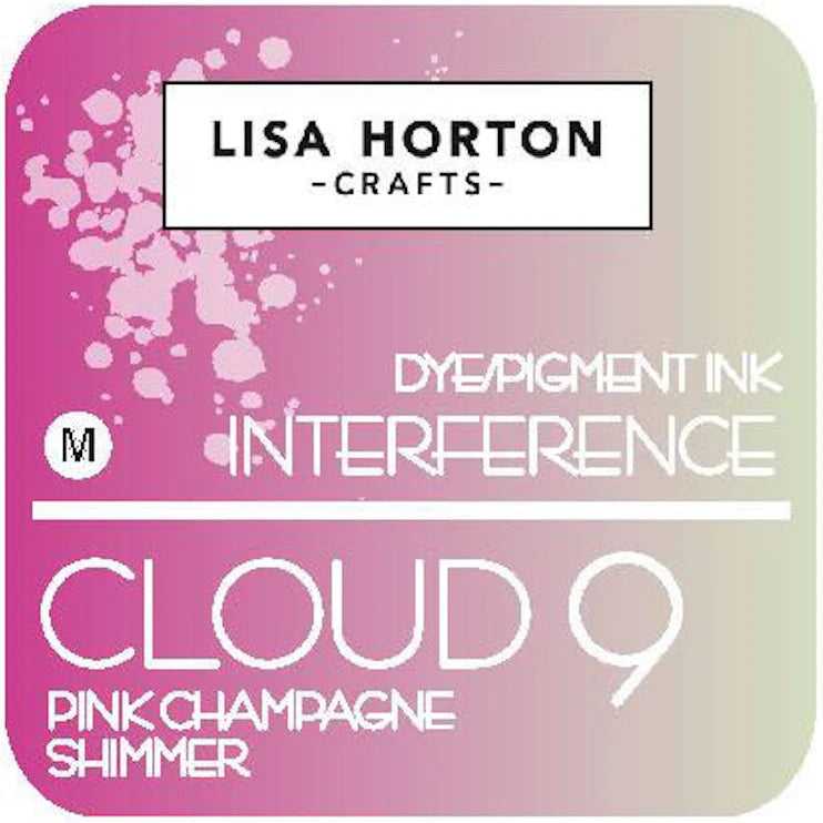 Lisa Horton Crafts- Interference Dye/Pigment Ink - Pink Champagne Shimmer 