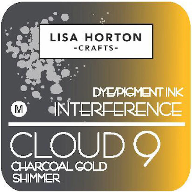 Lisa Horton Crafts- Interference Dye/Pigment Ink - Charcoal Gold Shimmer 