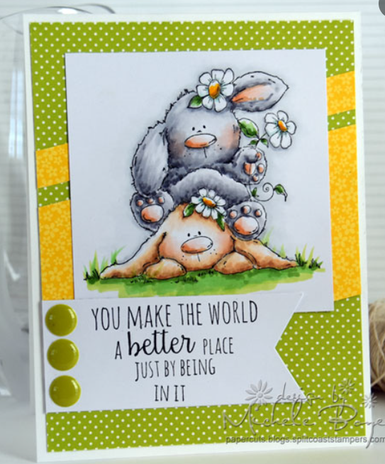 Stamping Bella -  Cling Stamps - Stuffies Bunny Piles