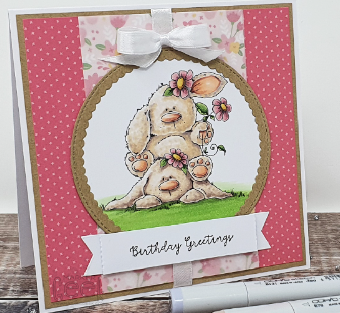 Stamping Bella -  Cling Stamps - Stuffies Bunny Piles