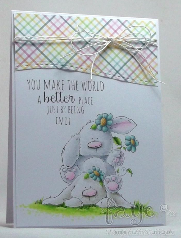 Stamping Bella -  Cling Stamps - Stuffies Bunny Piles