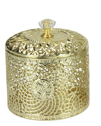 Metal Trinket Box - Gold