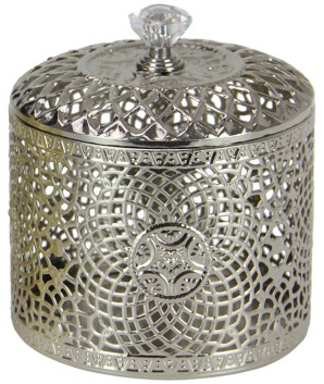 Metal Trinket Box - Silver