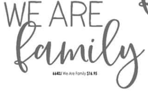 Kaszazz Rubber Stamp - We Are Family