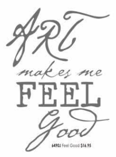 Kaszazz Rubber Stamp - Feel Good