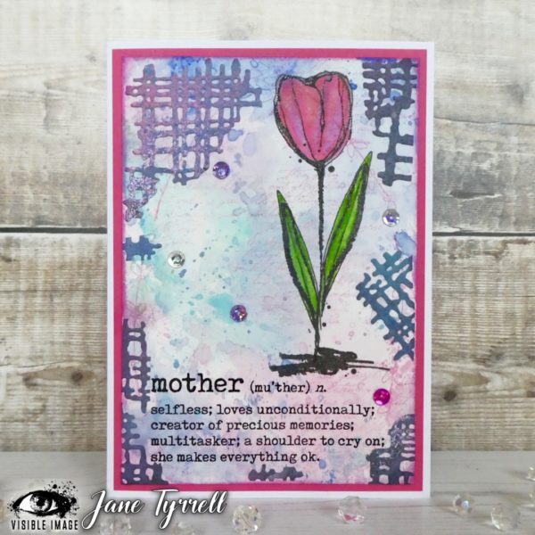 Visible Image clear stamps -Mother Definition