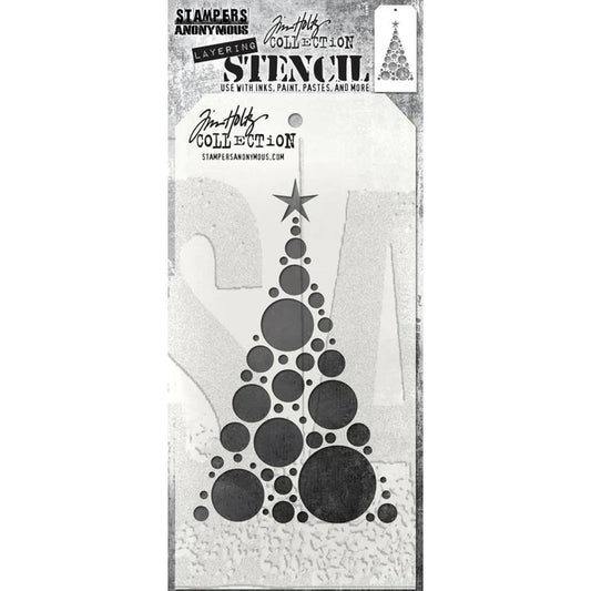 Layering Stencil - Stampers Anonymous - Modern Tree