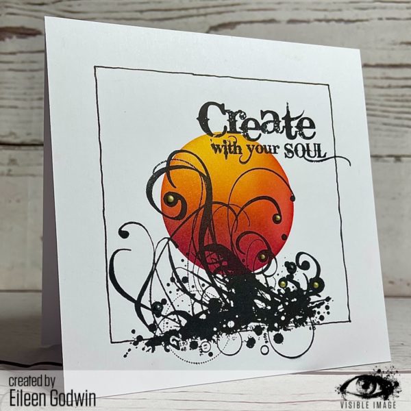 Visible Image clear stamps - Grunge Flourish