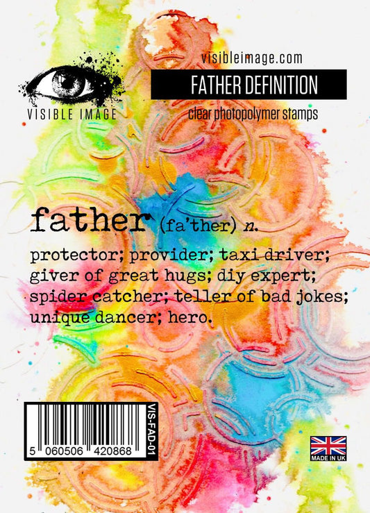 Visible Image clear stamps - Father Definition