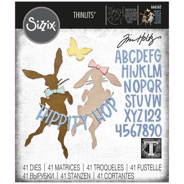 Sizzix - Thinlits - Vault Hippity Hop