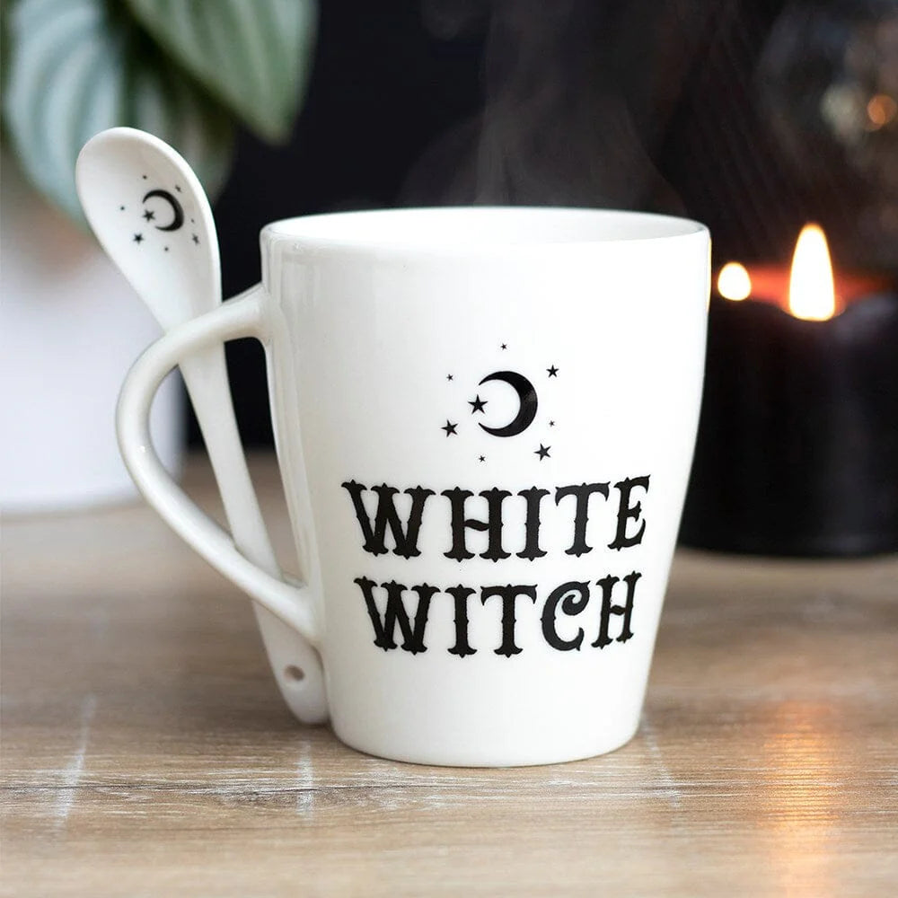 White Witch - Mug and Spoon Set