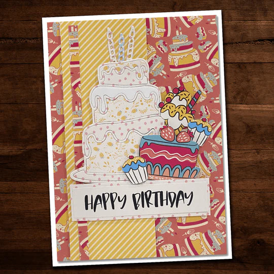 Paper Rose -Birthday Wishes Cardmaking Kit