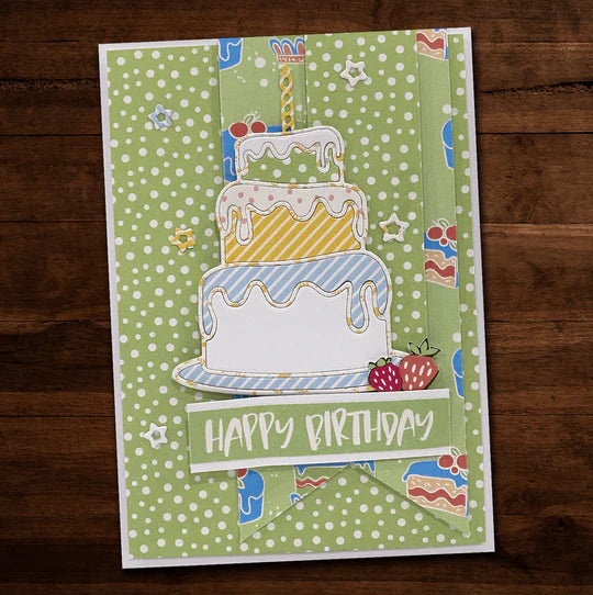 Paper Rose -Birthday Wishes Cardmaking Kit