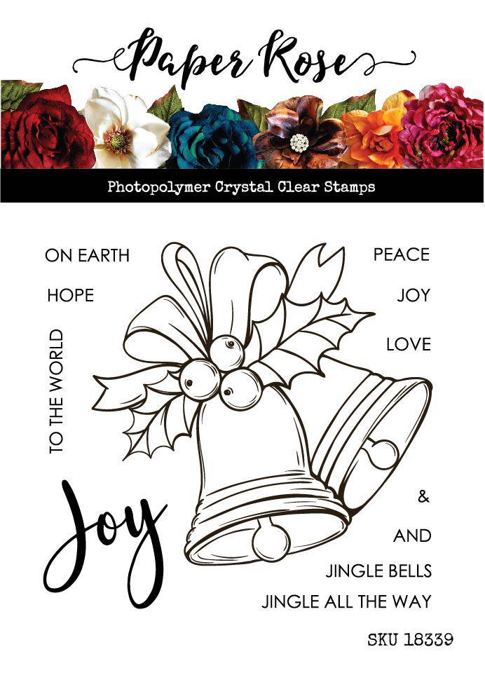 Paper Rose -  Clear Stamp Set - Christmas Bells