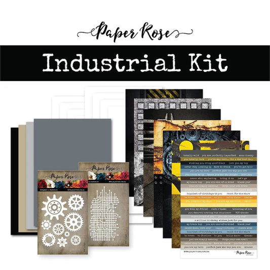 Paper Rose -Industrial Cardmaking Kit