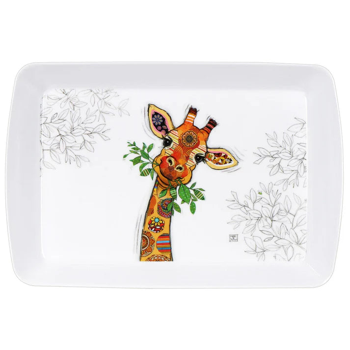 Bug Art Melamine Trays Gina Giraffe