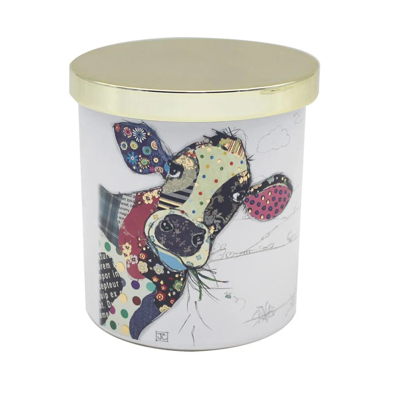 Bug Art Candle Gift Boxed Connie Cow