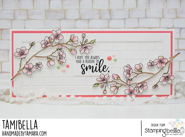 Stamping Bella -  Cling Stamps - Cherry Blossom Branch