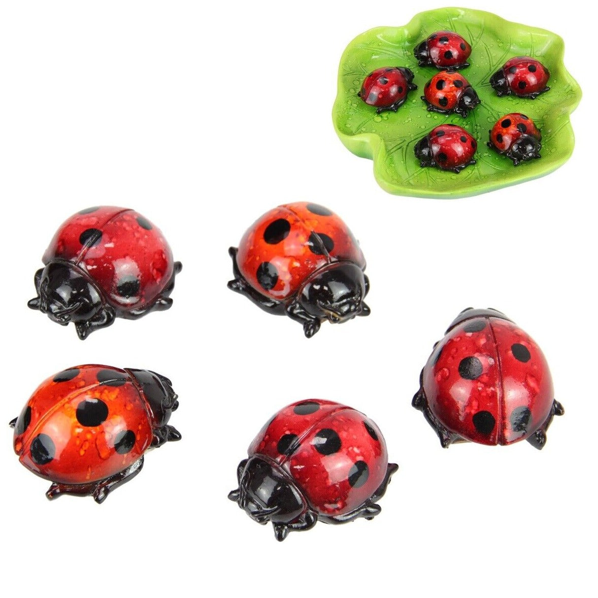  LadyBug Marble Look - 5cm