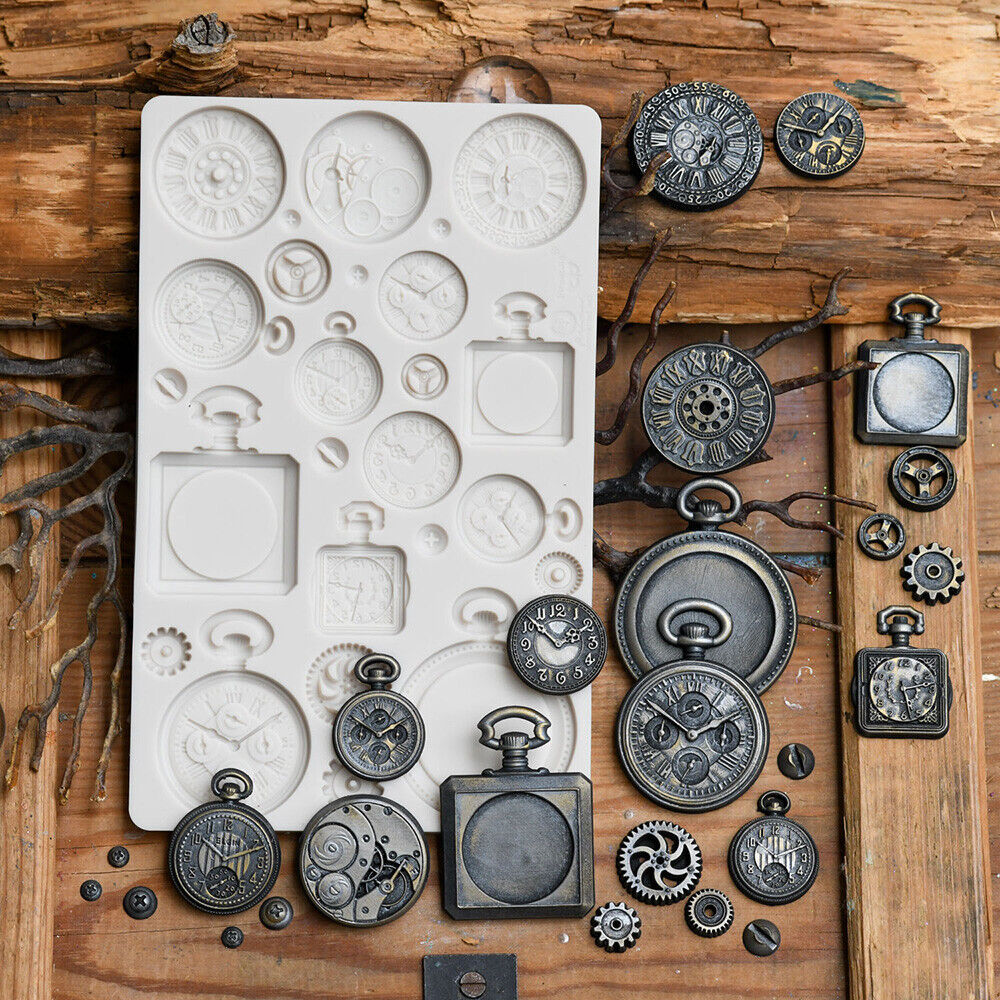 Finnabair Imaginarium Molds - Pocket Watches