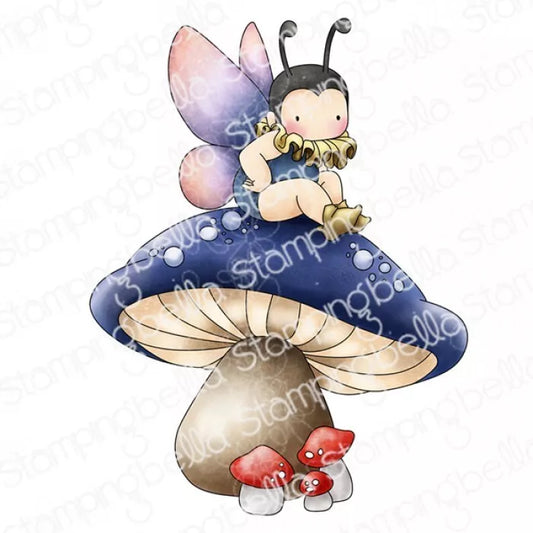 Stamping Bella -  Cling Stamps - Tiny Townie Wonderland Caterpillar Has His Wings