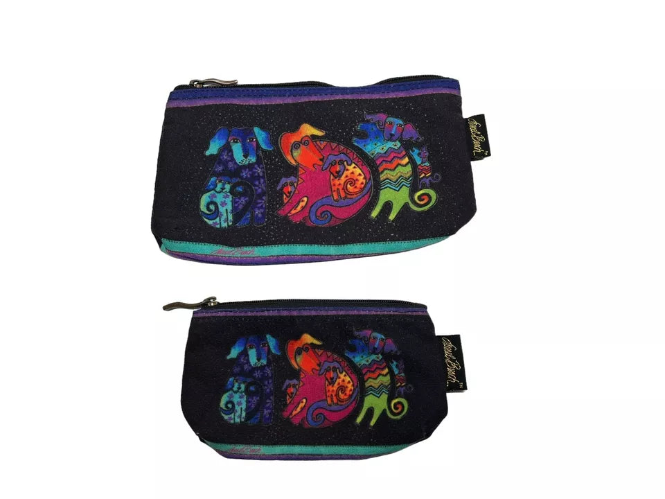 Laurel Burch Cosmetic Bags 3/Pkg-Dogs & Doggies