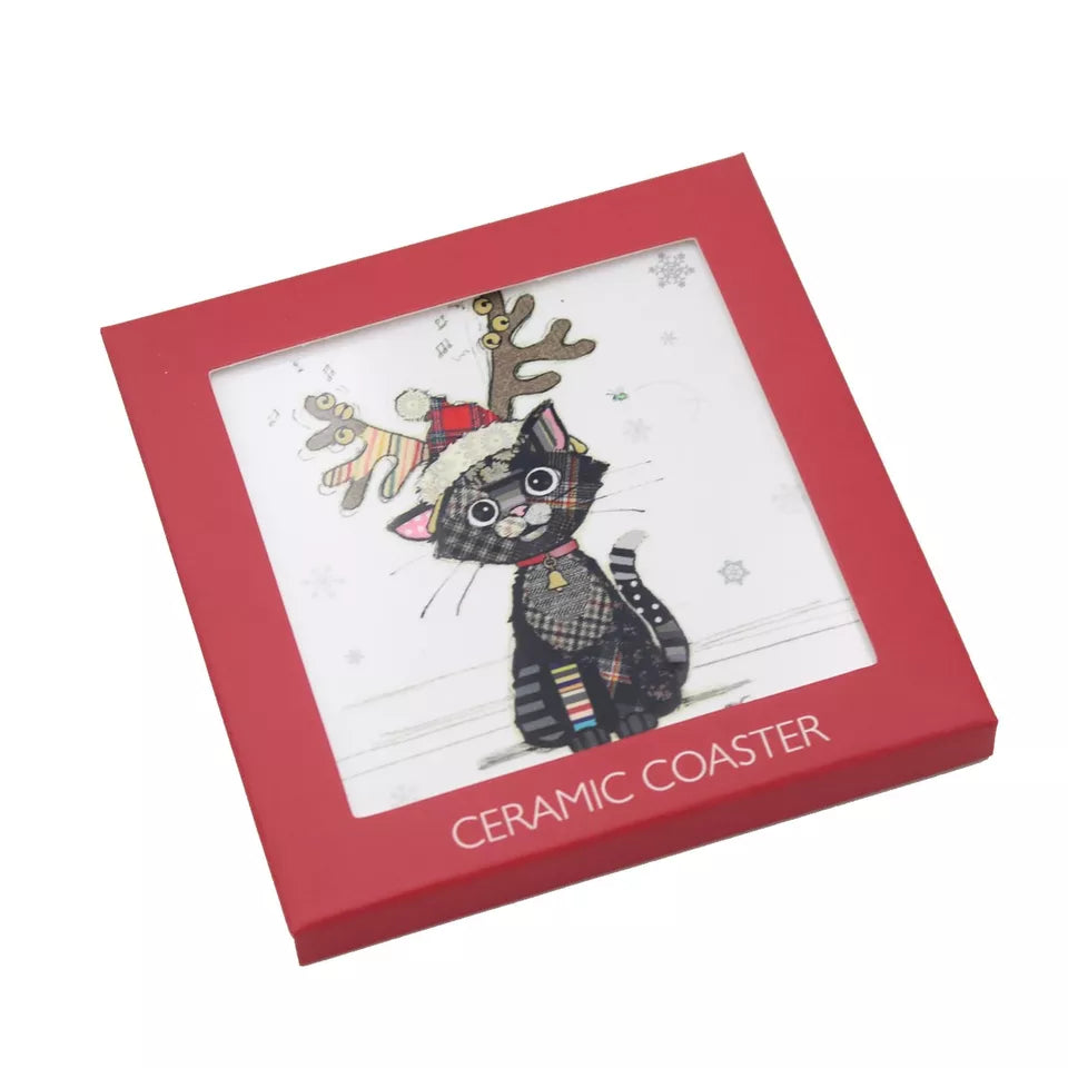 Bug Art Kooks Xmas Coasters