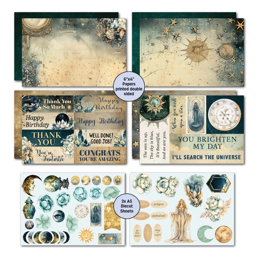 3 Quarter Designs - Celestial Skies 6x4 Card Pack